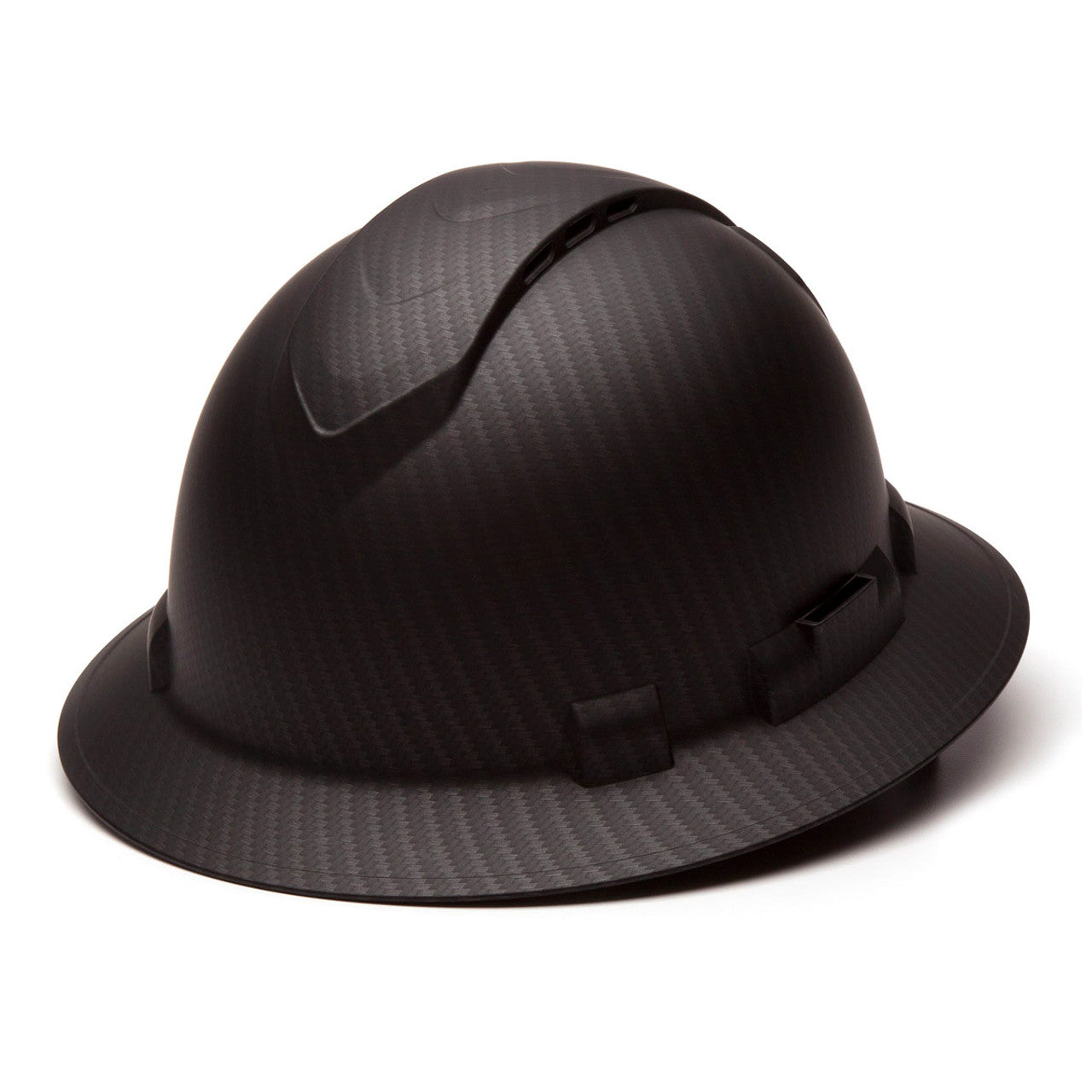 PYRAMEX Ridgeline Full Brim Hard Hat 4-Point Ratchet Suspension