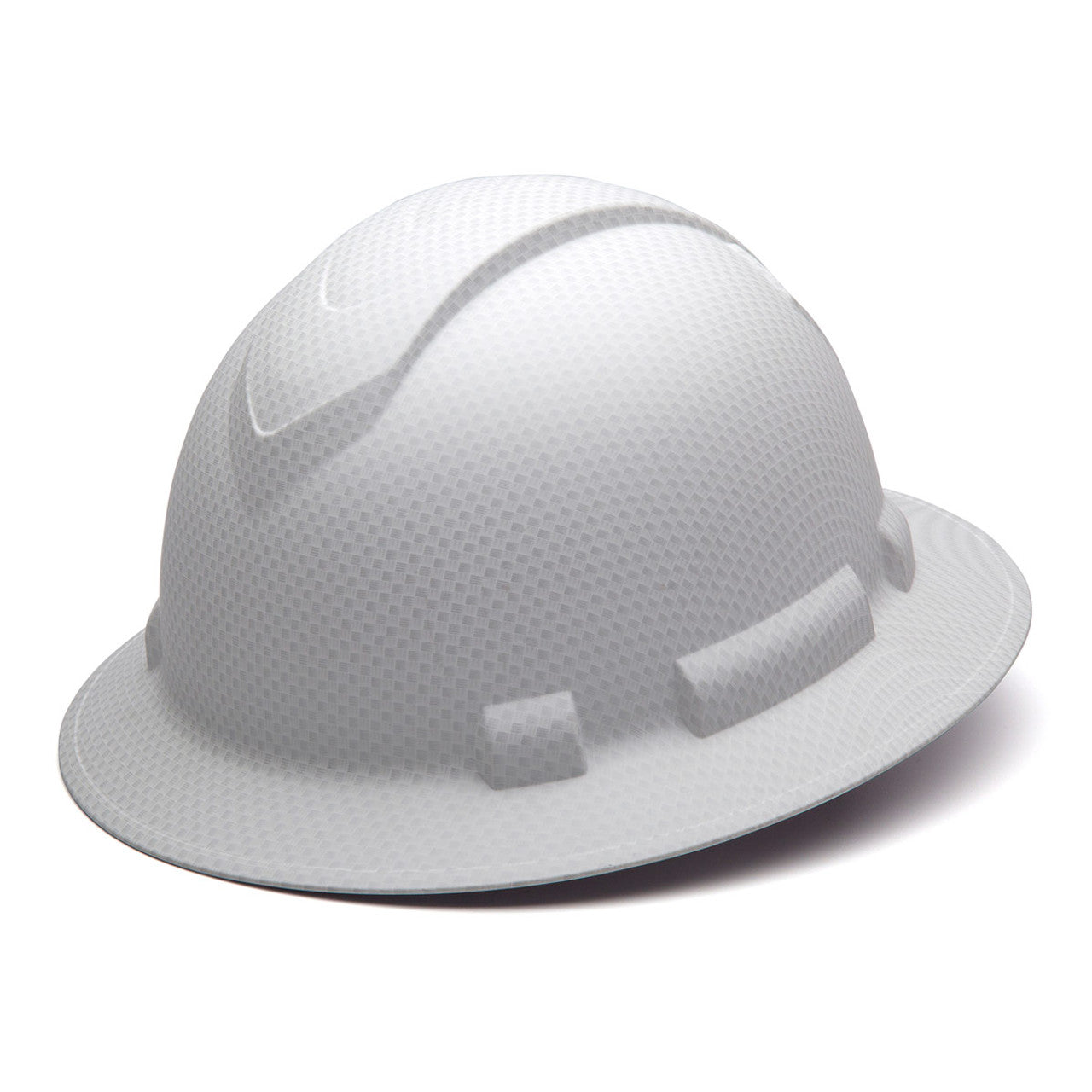 PYRAMEX Ridgeline Full Brim Hard Hat 4-Point Ratchet Suspension