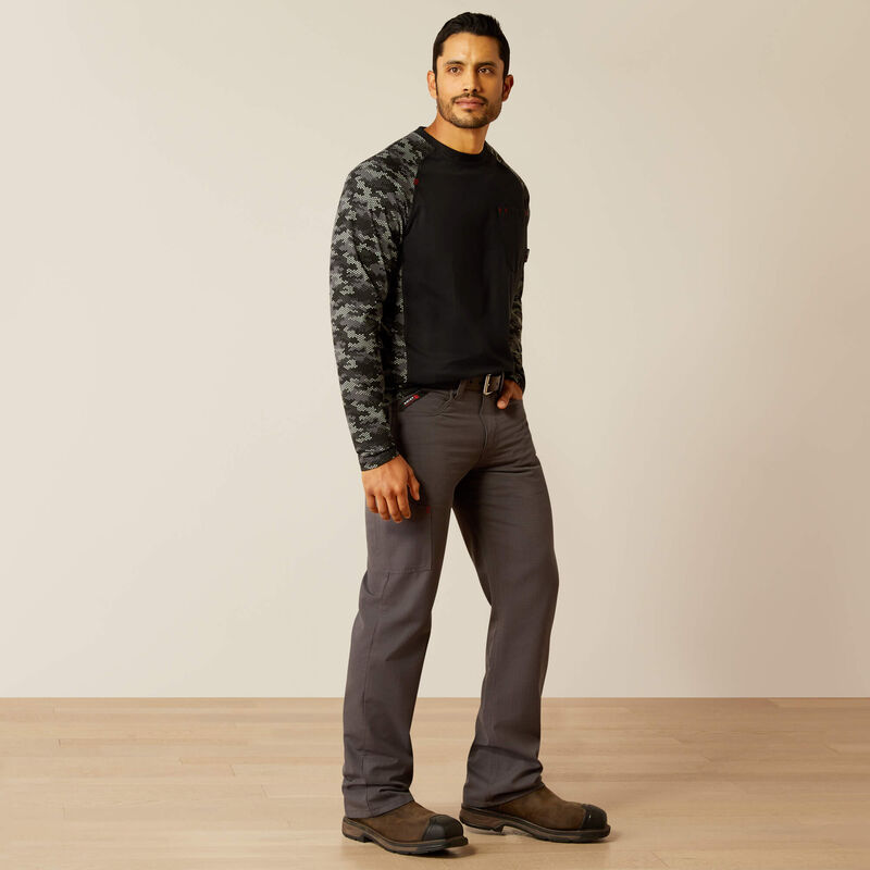 ARIAT - FR AC Stretch Camo Baseball T-Shirt