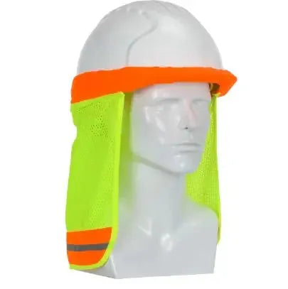PIP - FR Treated Hi-Vis Hard Hat Mesh Neck Shade - Yellow