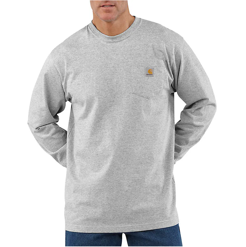 CARHARTT - Loose Fit Heavyweight Long-Sleeve Pocket T-Shirt