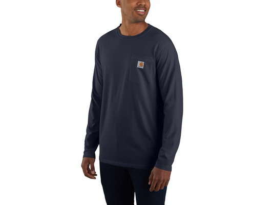 CARHARTT FORCE® RELAXED FIT MIDWEIGHT LONG-SLEEVE POCKET T-NON FR
